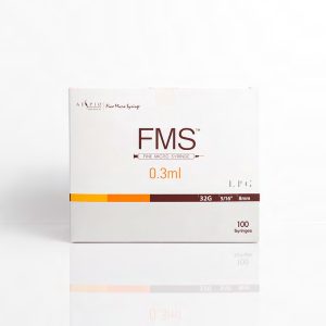 Alternative view of FMS Fine Micro Syringe 0.3ml Box x100