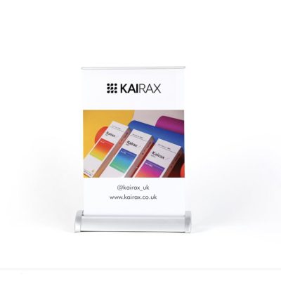 KAIRAX table top banner