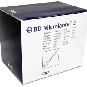 BD Microlance 3 Hypodermic Needles (27g x 13mm) x 100